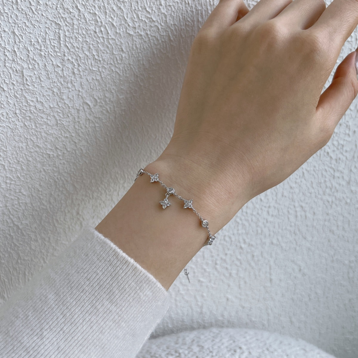 SILVER STARBURST BRACELET - BRILLI GOLDINI