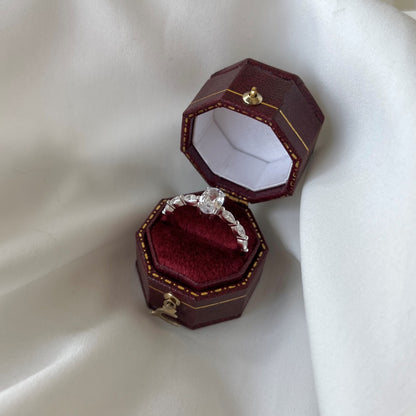 SILVER SPARK OVAL CUT RING - BRILLI GOLDINI