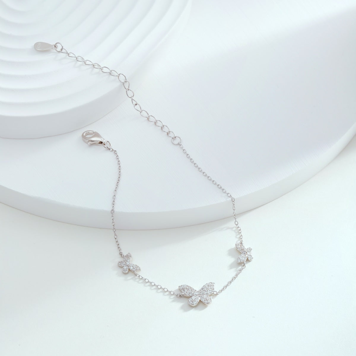 SILVER BUTTERFLY DANCE BRACELET - BRILLI GOLDINI