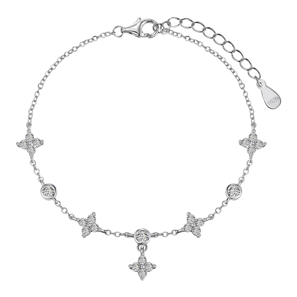 SILVER STARBURST BRACELET - BRILLI GOLDINI